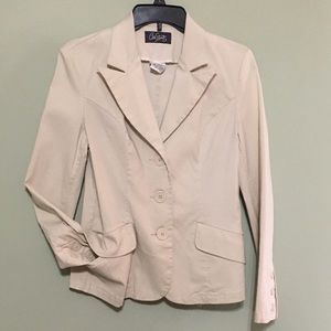 Women’s blazer, tan, Size medium